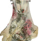 LONG CHIFFON fashion scarves in soft pastel colours with beautiful patterns