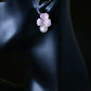 DARLING'S DELIGHT -stunning size 3 leaf clover baroque pearl earring set in 925 Sterling Silver with zirconias