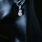 FOREVER BEAUTY - Gorgeous Cubic Zirconia Silver Plated Drop Pearl Earrings