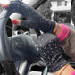 Ladies Half finger driving glove with sun protection level strong