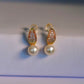 DAWN SENSATION - High quality freshwater pearl earrings walking on high heels!