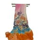 LONG CHIFFON fashion scarves in soft pastel colours with beautiful patterns